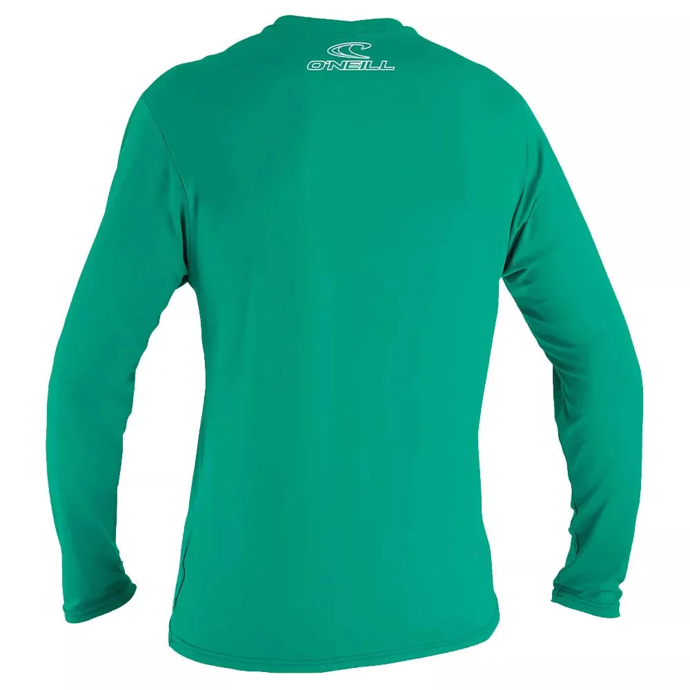 O'Neill Youth Basic Skins 50+ UPF Long Sleeve Sun Shirt Seaglass Kids Rashguard – Image 2