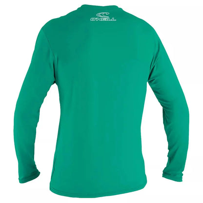O'Neill Youth Basic Skins 50+ UPF Long Sleeve Sun Shirt Seaglass Kids Rashguard – Image 2