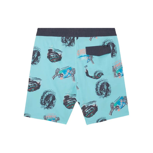 O'Neill Youth Rail To Rail Cruizer 16" Boardshort Turquoise Mens Boardshorts – Image 2