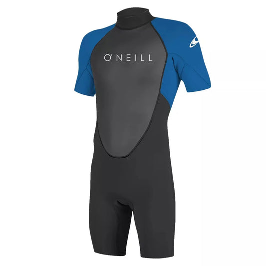 O'Neill Youth Reactor2 3/2mm Back Zip Spring Suit Black/Blue Springsuit – Image 1