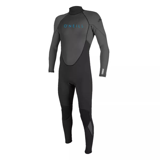 O'Neill Youth Reactor2 3/2mm Back Zip Wetsuit Black/Graphite Fullsuit – Image 1