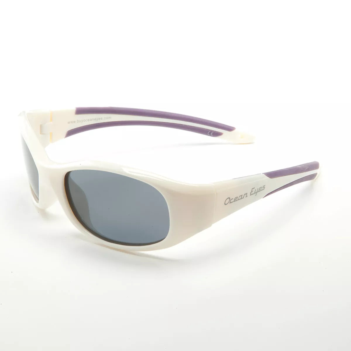 Ocean Eyes Sand Piper Kids Sunglasses White/Purple