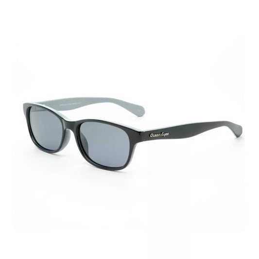 Ocean Eyes Molokai Sunglasses Shiny Black/Grey with Smoke