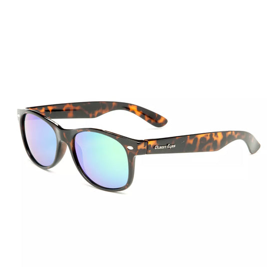 Ocean Eyes Phat Kat Sunglasses Shiny Tortoise/Green Mirror