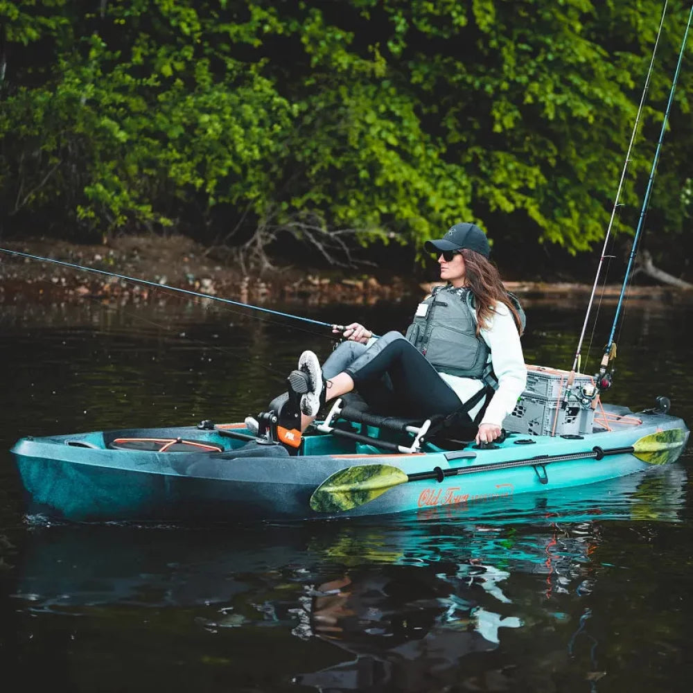 Old Town Sportsman PDL 120 Steel Camo Kayak – Image 1