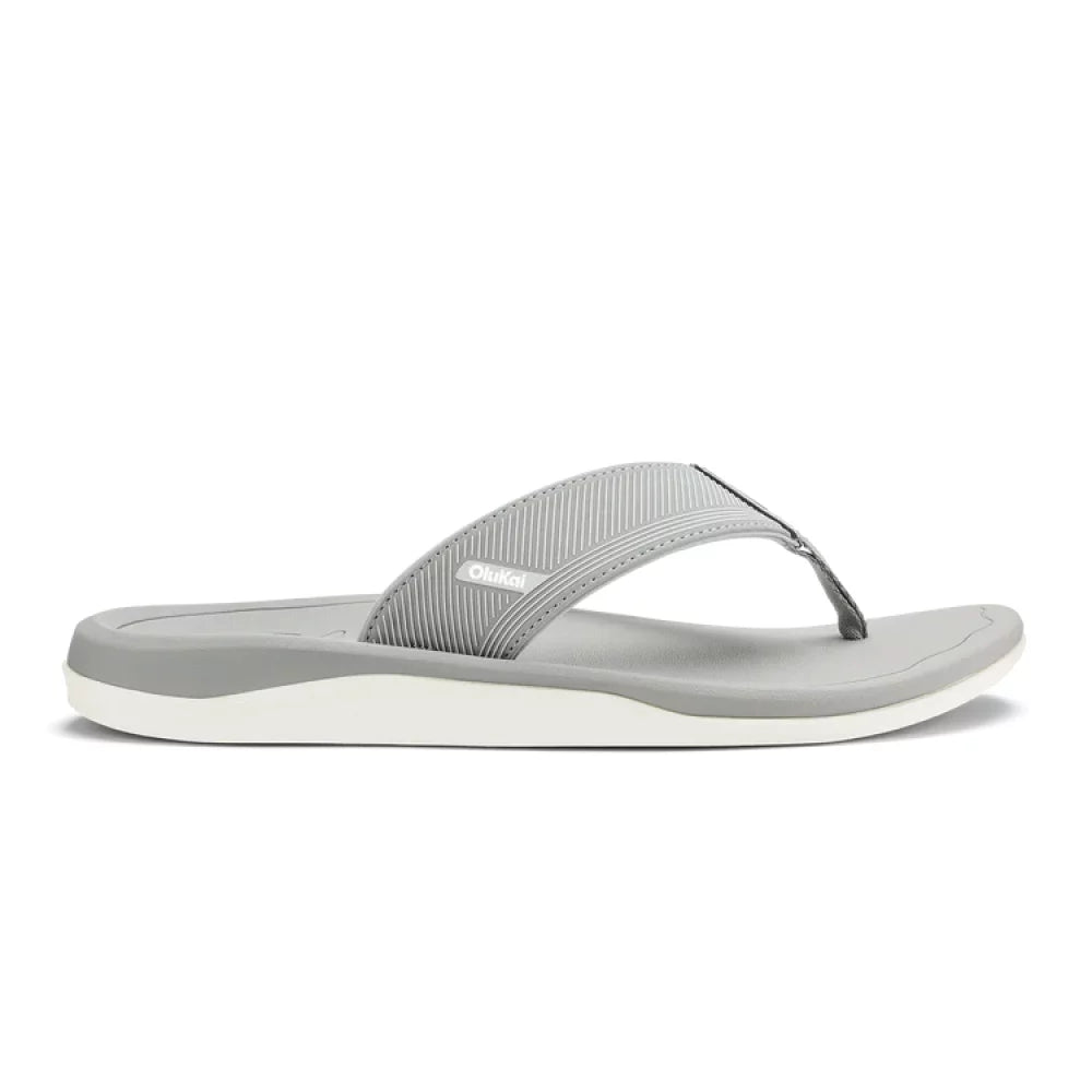 Olukai ʻAhi Kai Ash / Ash Mens Sandals – Image 6