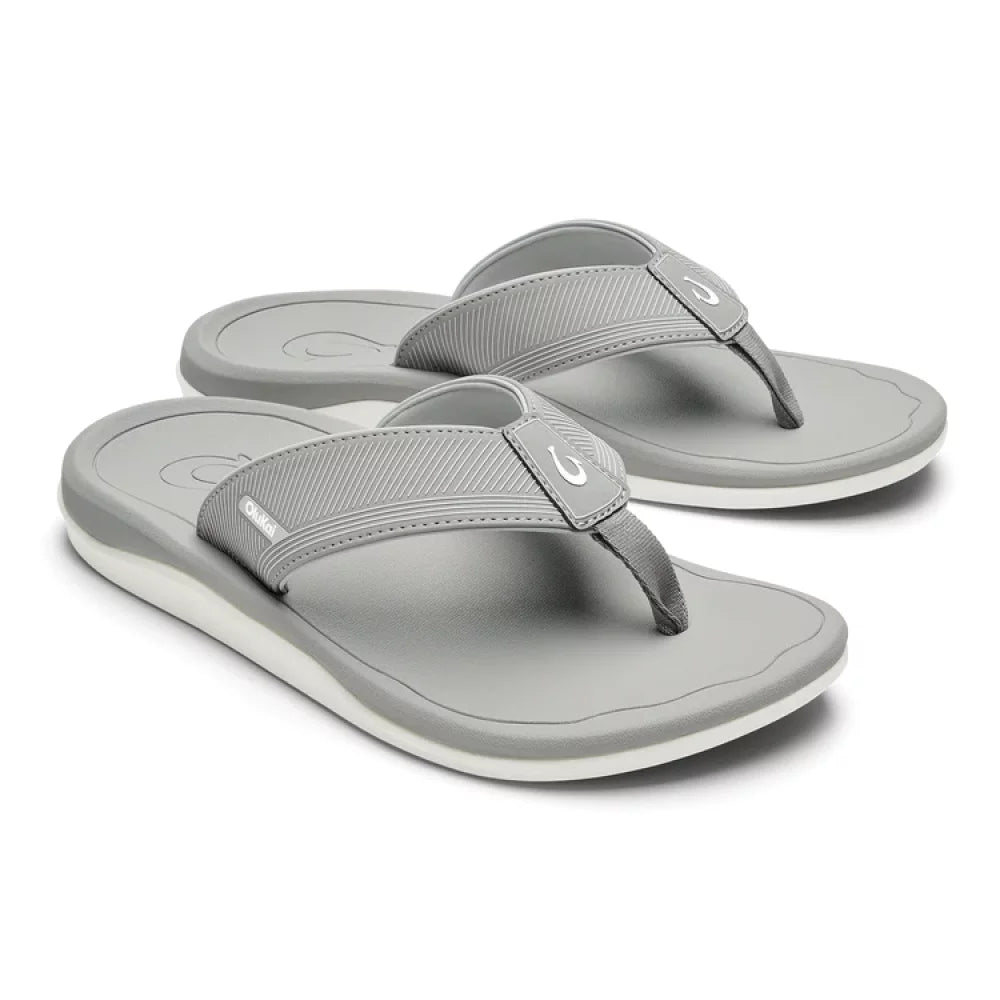 Olukai ʻAhi Kai Ash / Ash Mens Sandals – Image 8