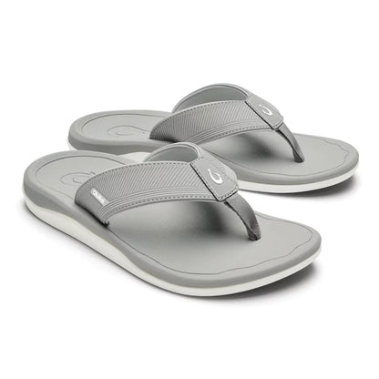 Olukai ʻAhi Kai Ash / Ash Mens Sandals – Image 8
