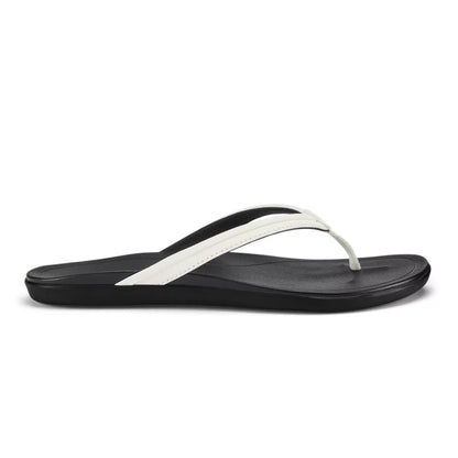Olukai Ho'Opio Malua White Womens Sandals – Image 2