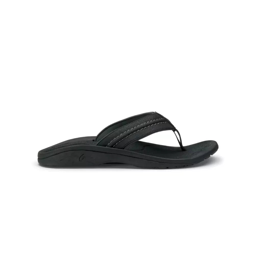 Olukai Hokua Sandals Black/Dark Shadow Mens Sandals – Image 4