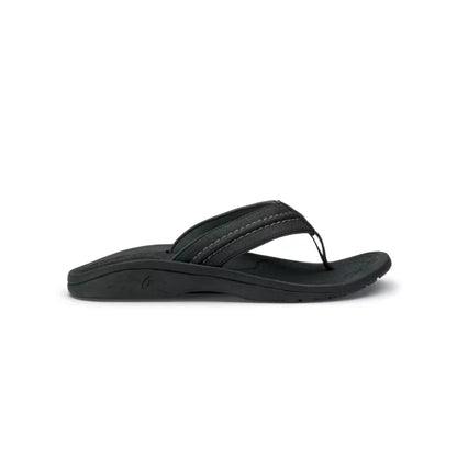 Olukai Hokua Sandals Black/Dark Shadow Mens Sandals – Image 4