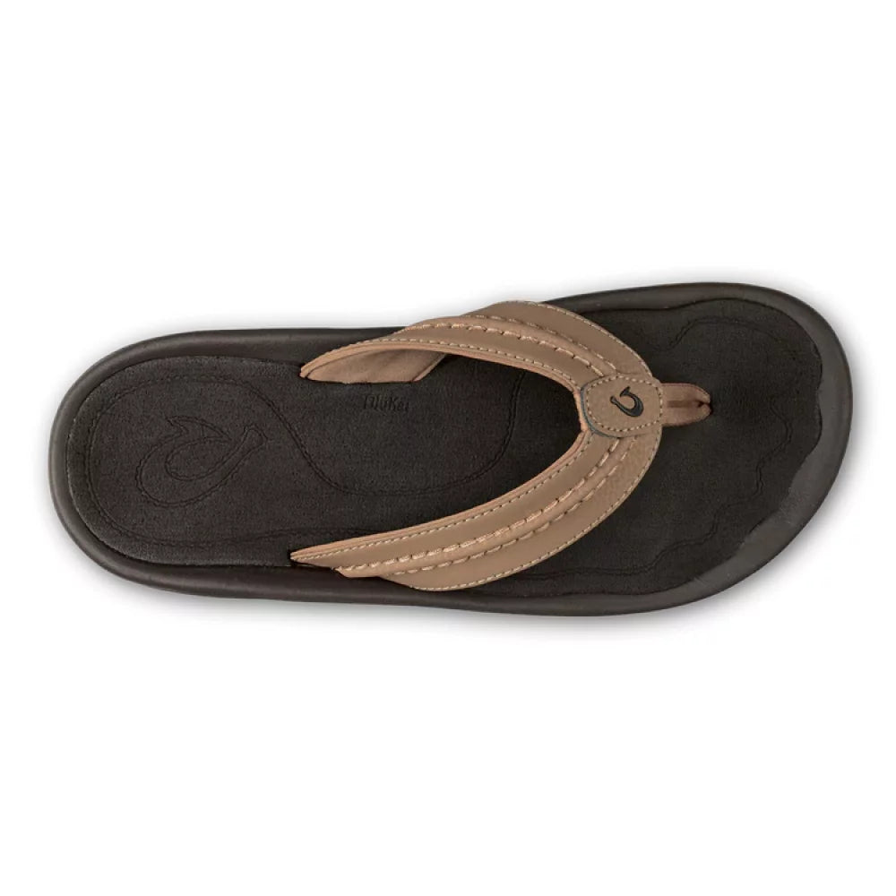 Olukai HOKUA Tan/Tan Mens Sandals – Image 2