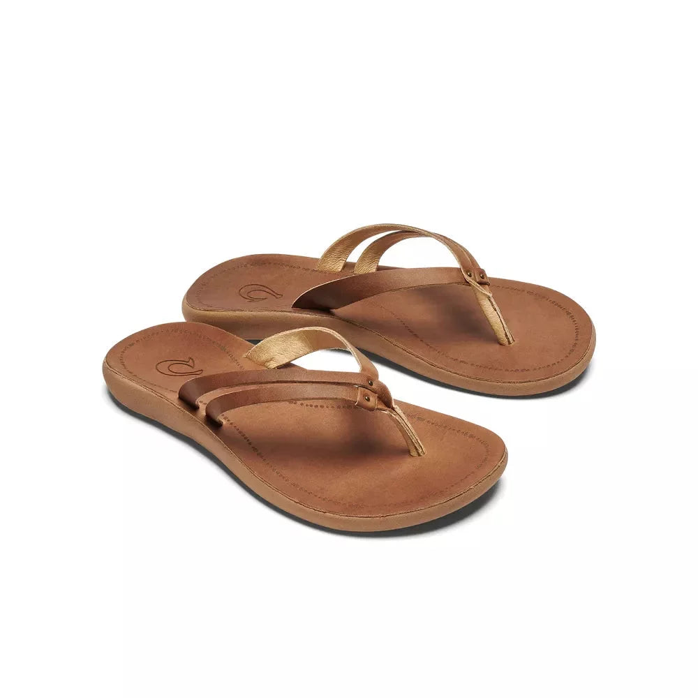 OluKai Kapehe Luana Womens Sandals Sahara – Image 1
