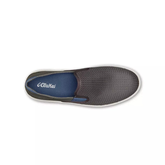OluKai Lae'ahi Slip-On Sneakers Pavement Mens Shoes – Image 1