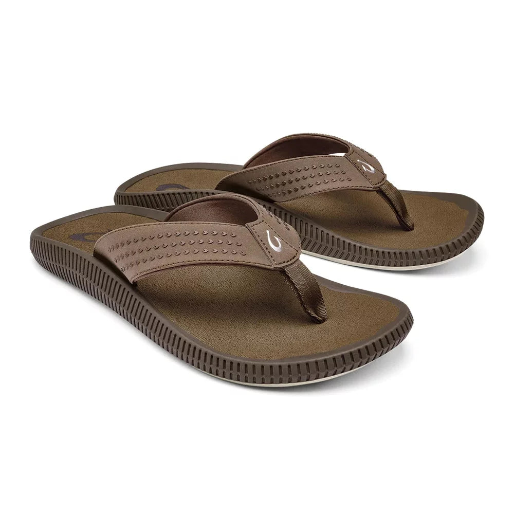 OluKai Men's Ulele Sandal Mustang Mens Sandals – Image 1