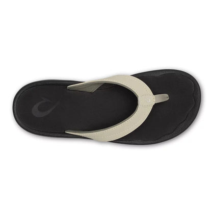 Olukai ‘Ohana Ecru / Black Womens Sandals – Image 3