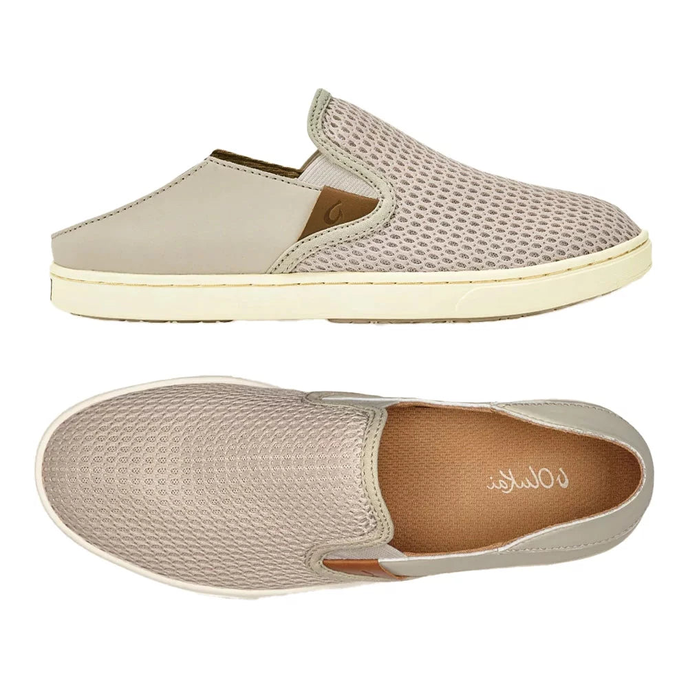 Olukai Pehuea Slip On Sneaker Tapa Womens Shoes – Image 1
