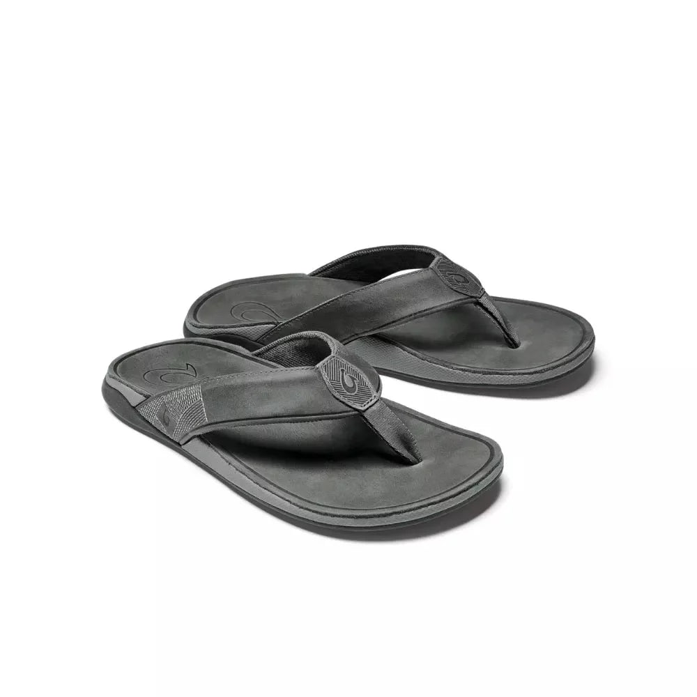 Olukai Tuahine Sandal Stone Mens Sandals – Image 1