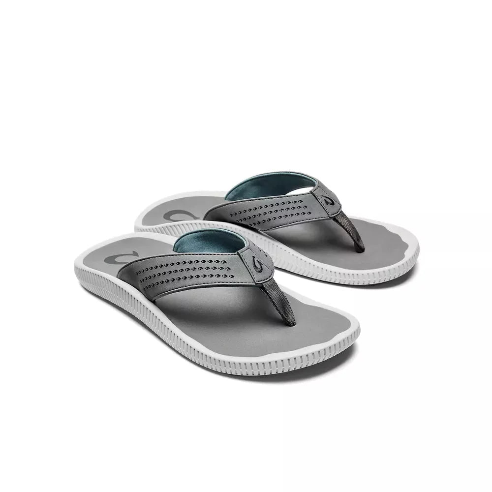 OluKai Ulele Sandal Stone Mens Sandals – Image 1