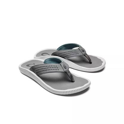 OluKai Ulele Sandal Stone Mens Sandals – Image 1