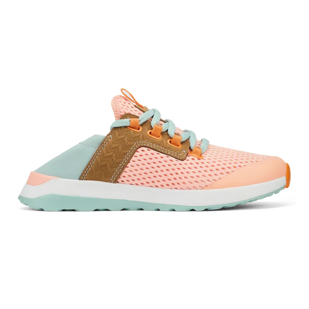 Olukai Wailuku Atheltic Sneakers Peach/Swell Womens Shoes – Image 2