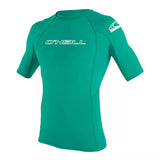 O'Neill Youth Basic Skins UPF50+ Short Sleeve Fitted Shirt Seaglass 12