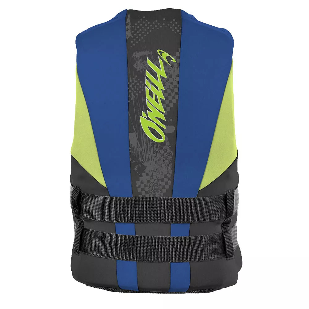 O'Neill Youth Reactor USCG Vest Black/Pacific/Dayglo