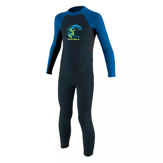 O'Neill Toddler Reactor II 2mm Back Zip Full Suit Slate/Black/Ocean 1