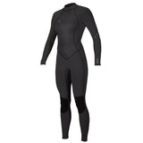 O'Neill Women's Bahia 3/2mm Back Zip Full Suit Black/Black 14