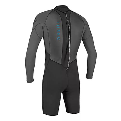 O'Neill Youth Reactor-2 2mm Long Sleeve Back Zip Springsuit Black/Graphite 10