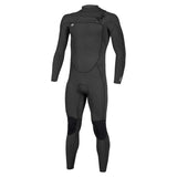 O'Neill Men's Ninja 3/2 Chest Zip Full Wetsuit Black/Black Large