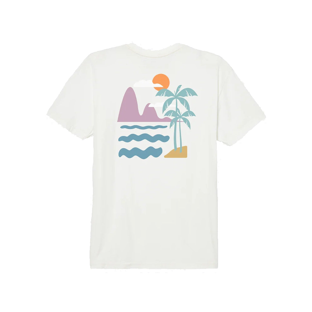 O'Neill OG Aloha Hour Tee Shirt White Large