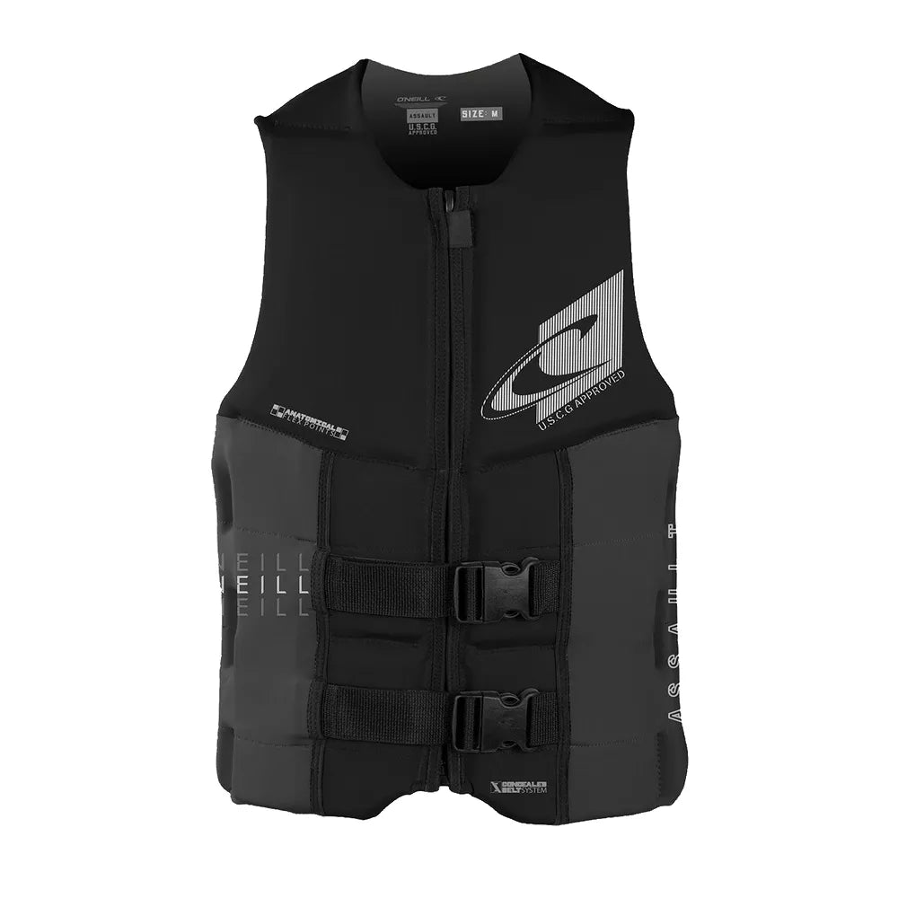 O'Neill Men's Assault USCG Life Vest Black/Graphite XL