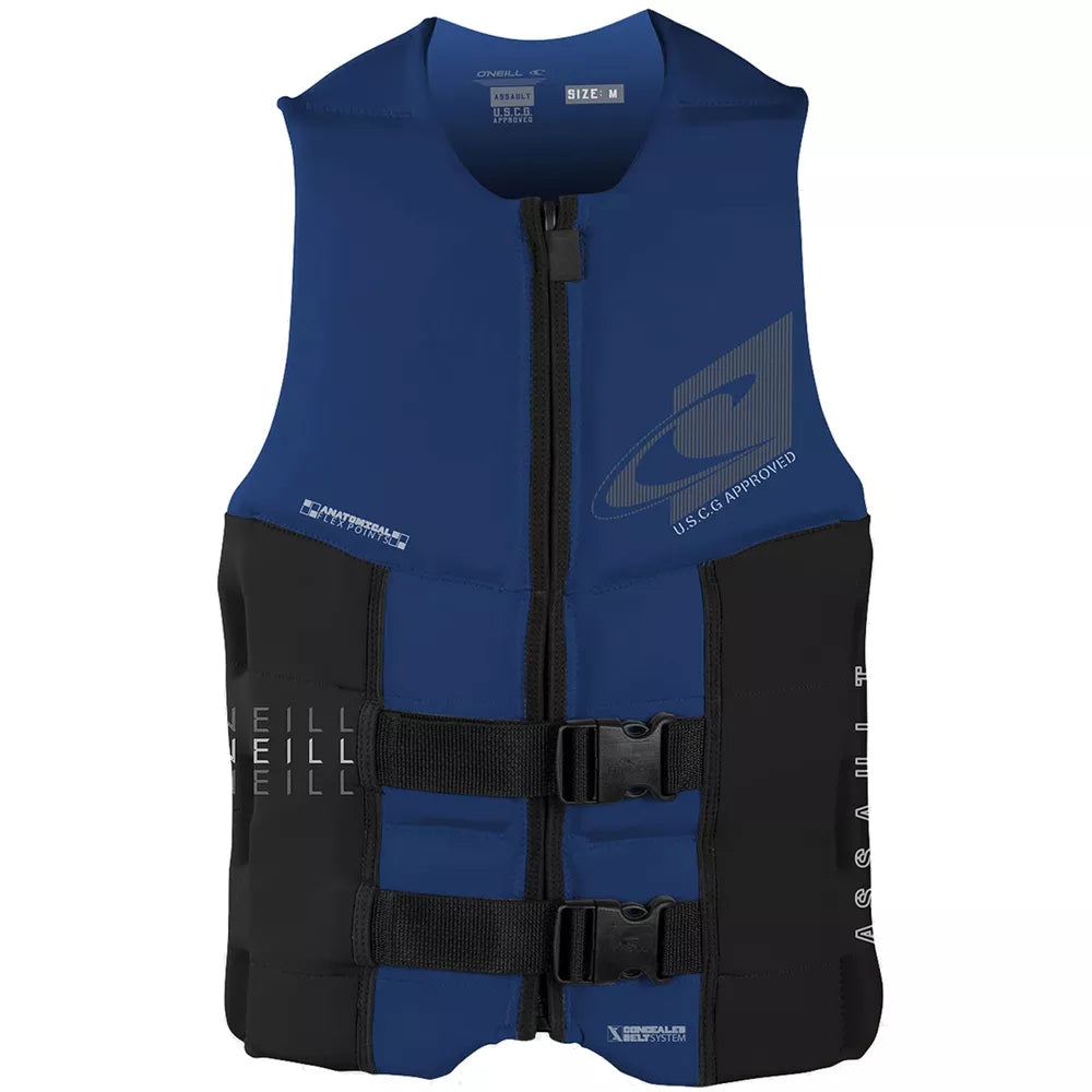 O'Neill Men's Assault USCG Life Vest Pacific/Black Small