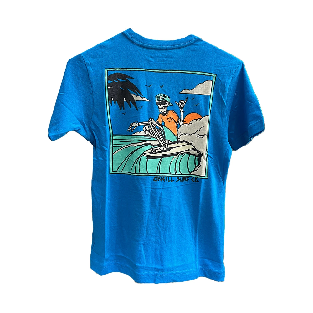 O'Neill Boys' Beach Fossil Tee Shirt Electric Blue Small