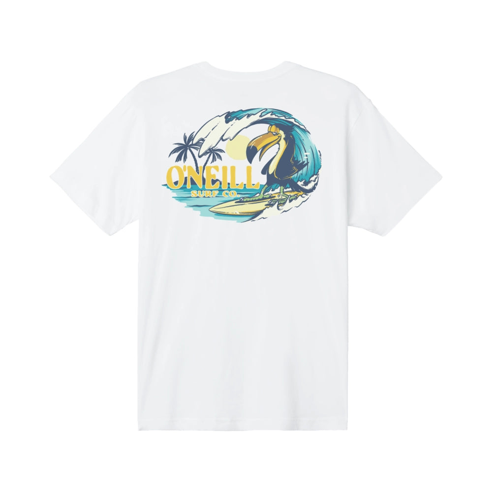 O'Neill Bird Brain Short Sleeve Tee White Medium