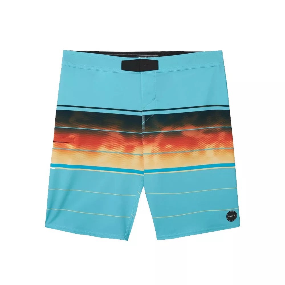 O'Neill Boy's Hyperfreak Hydro Wanderer Boardshorts Cyan 24