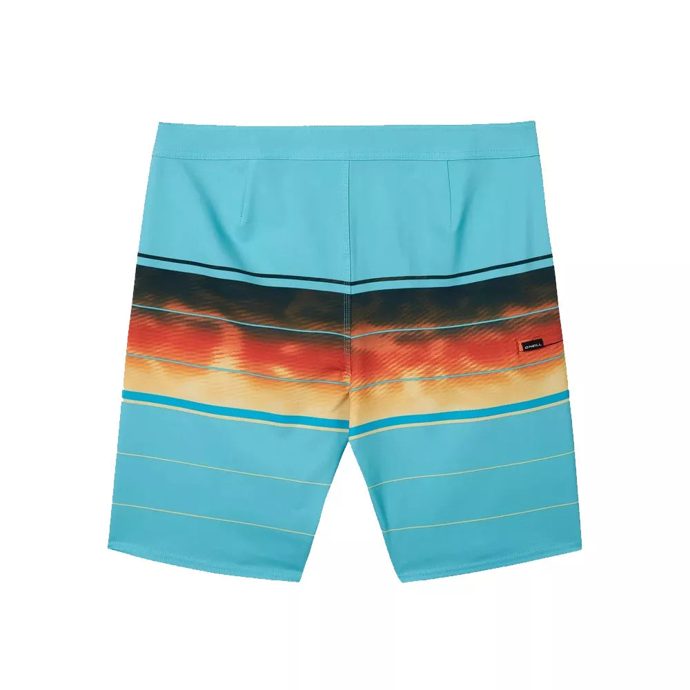 O'Neill Boy's Hyperfreak Hydro Wanderer Boardshorts Cyan