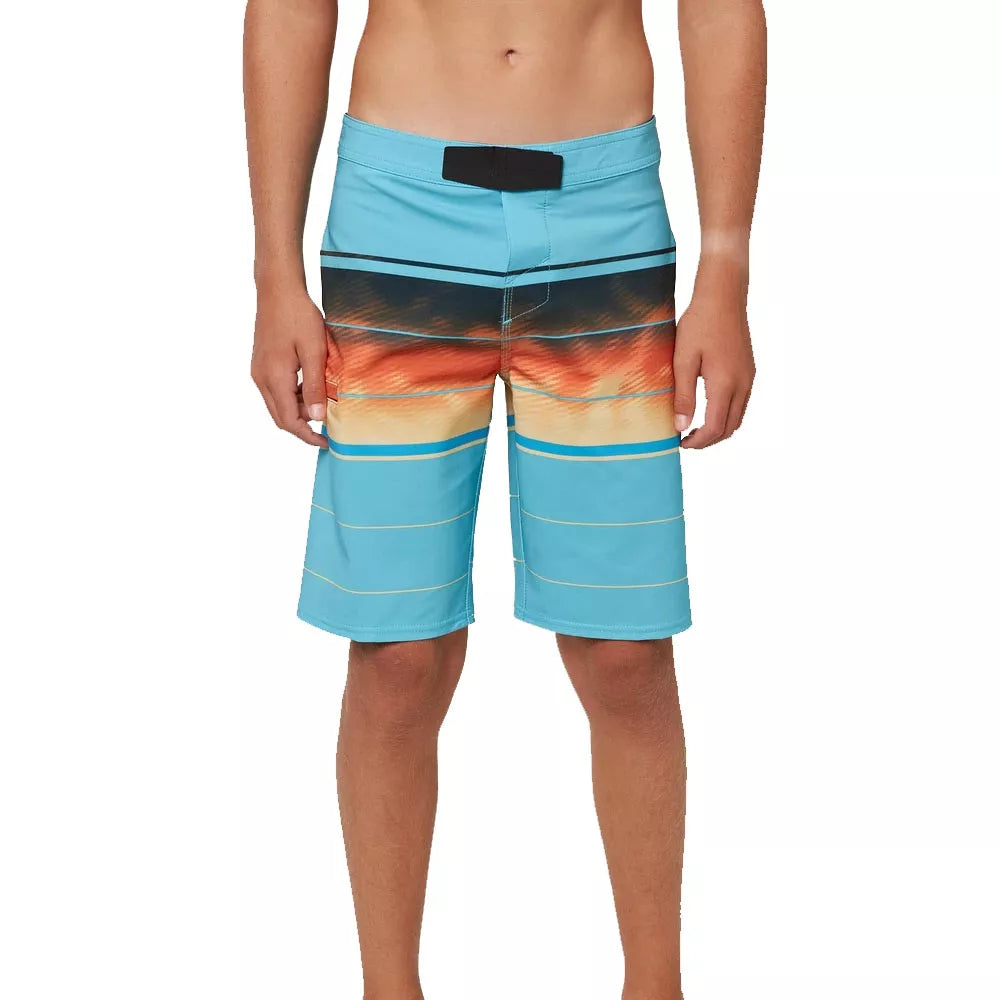 O'Neill Boy's Hyperfreak Hydro Wanderer Boardshorts Cyan