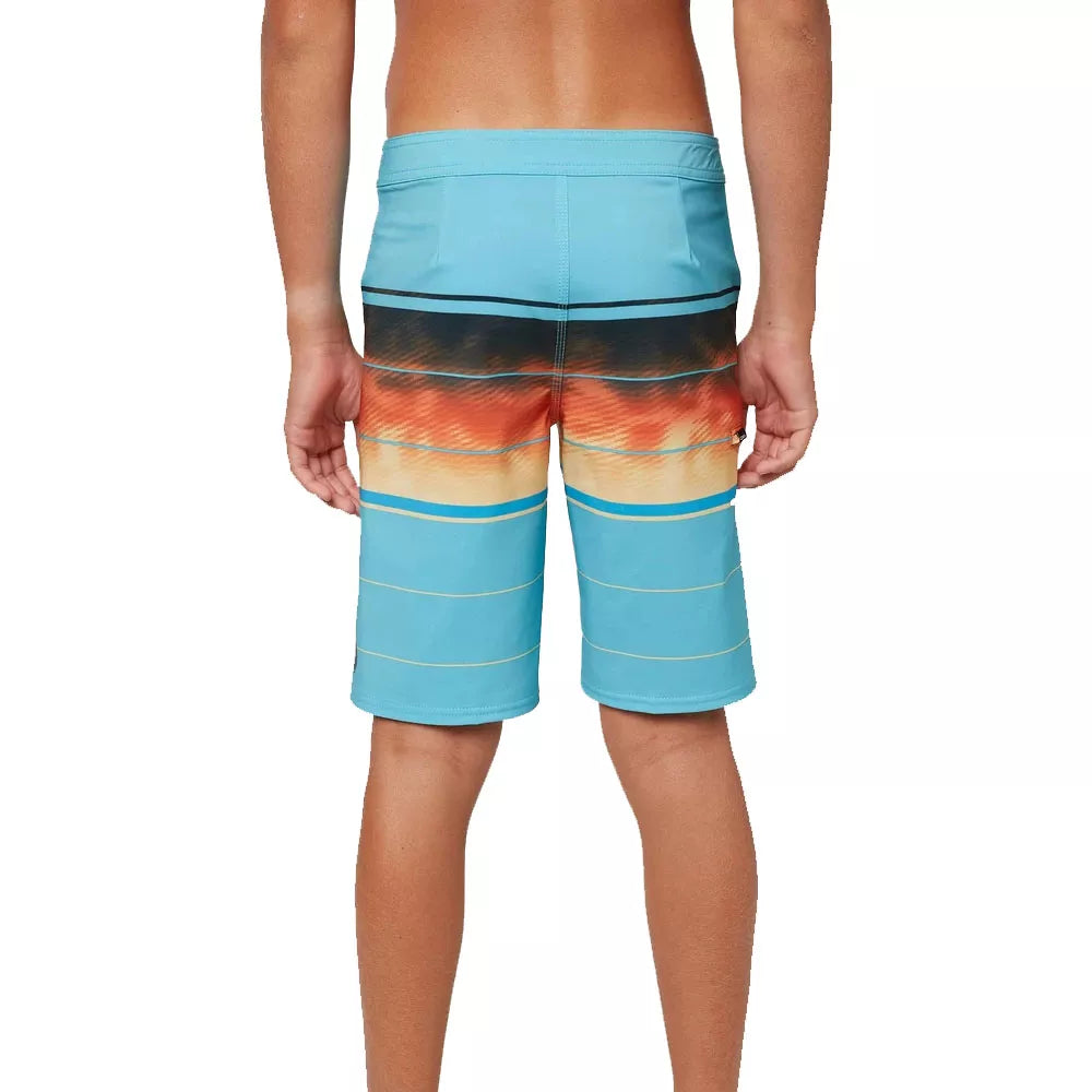 O'Neill Boy's Hyperfreak Hydro Wanderer Boardshorts Cyan