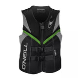 O'Neill Reactor USCG Life Vest Black/Lunar/Dayglo Medium