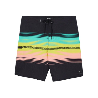 O'Neill Hyperfreak Heat Stripe Line 19" Boardshorts Black 32