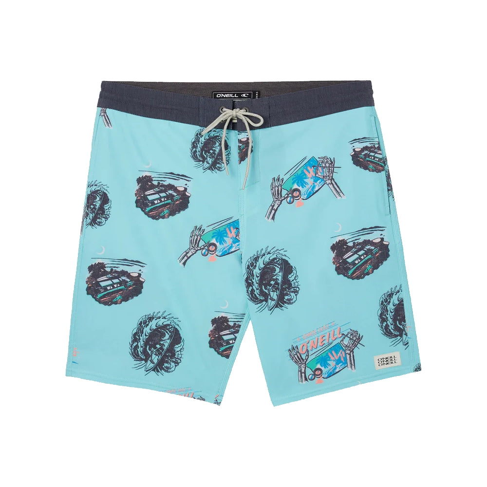 O'Neill Rail to Rail Cruzer 19" Boardshort Turquoise 28