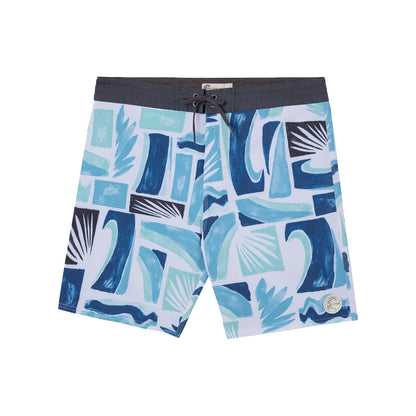 O'Neill OG Print 18" Boardshorts White 28