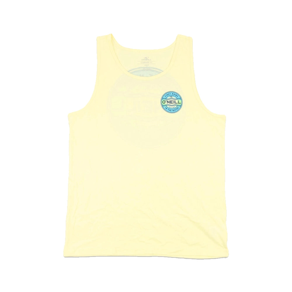 O'Neill Ripple Tank Top Pale Yellow Small