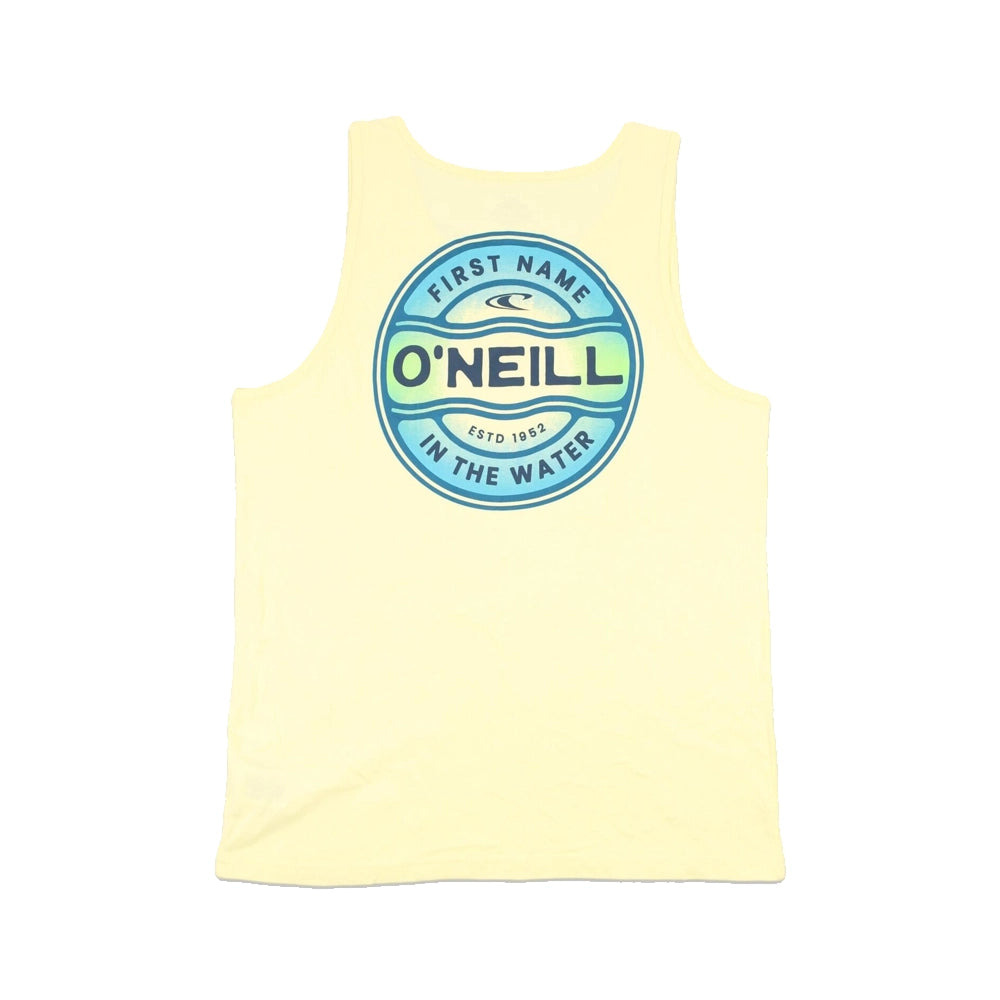 O'Neill Ripple Tank Top Pale Yellow Small