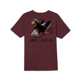 O'Neill Rudy Short Sleeve Tee Shirt Burgundy Large