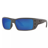 Costa Permit Sunglasses Matte Grey/Blue Mirror