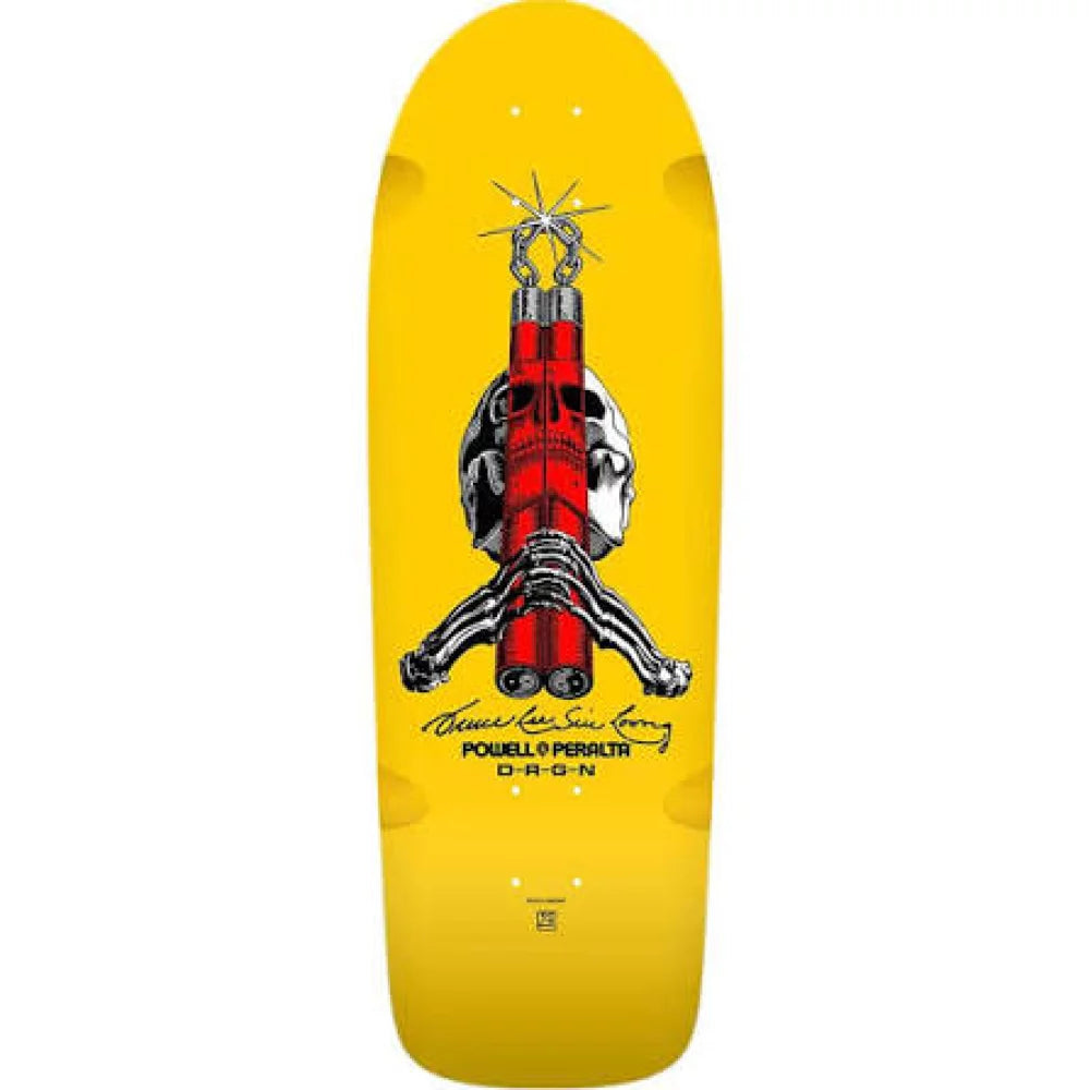 Powell Peralta Bruce Lee Skull & Nunchucks Skateboard Deck – Image 2
