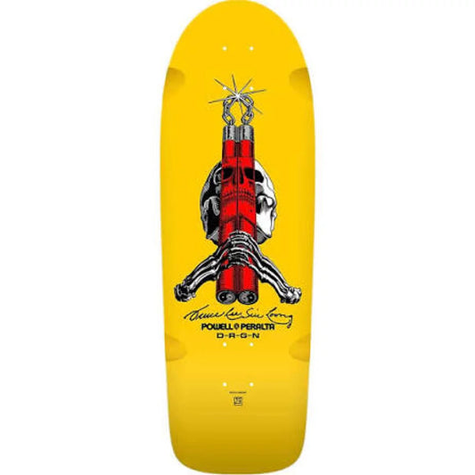 Powell Peralta Bruce Lee Skull & Nunchucks Skateboard Deck – Image 2